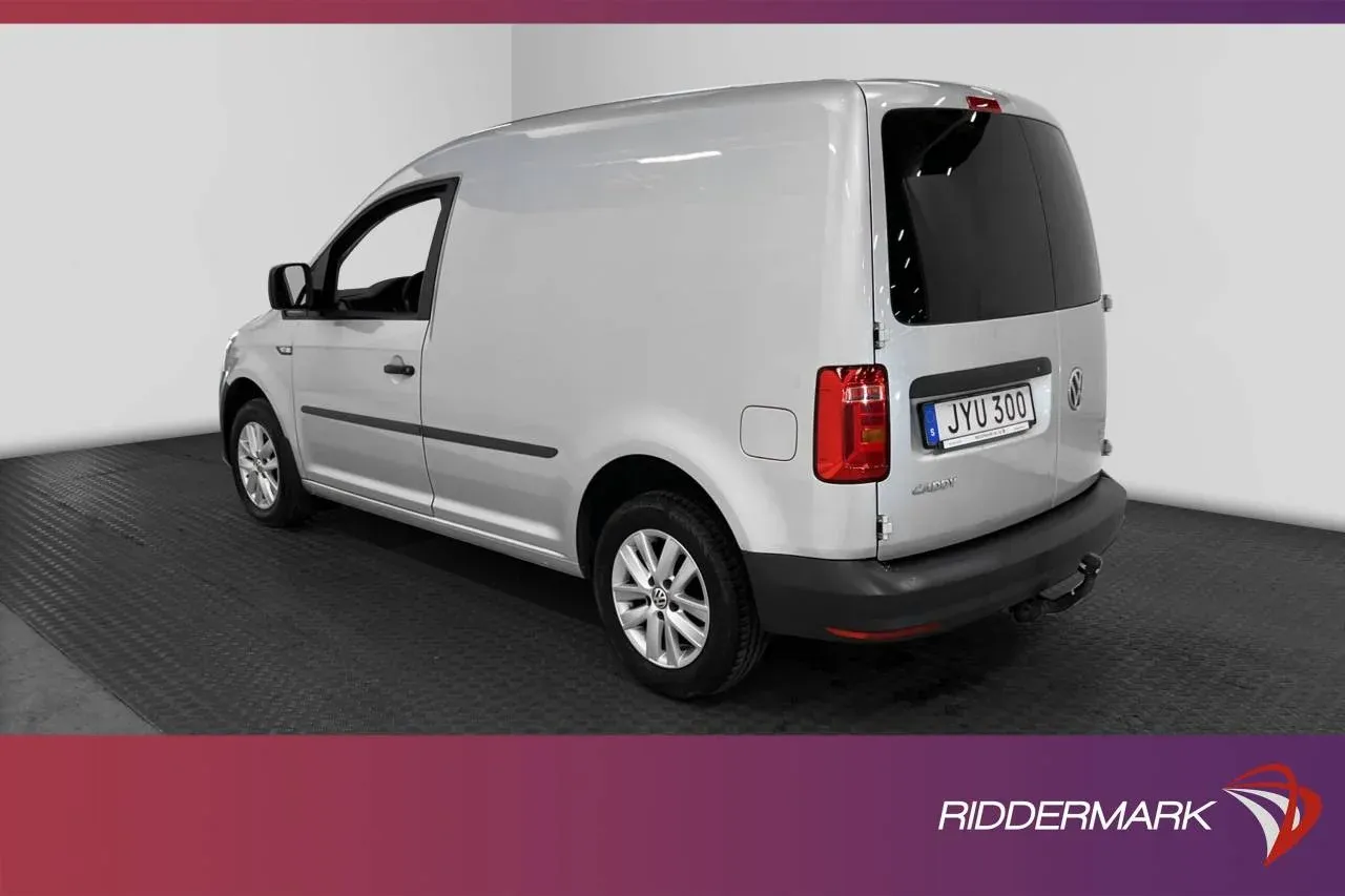 Volkswagen Caddy 1.6TDI 102hk DSG Värmare Dragkrok Moms Image 2